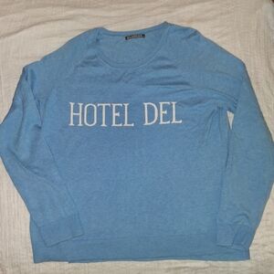 Blue Women's Crew Neck Sweater